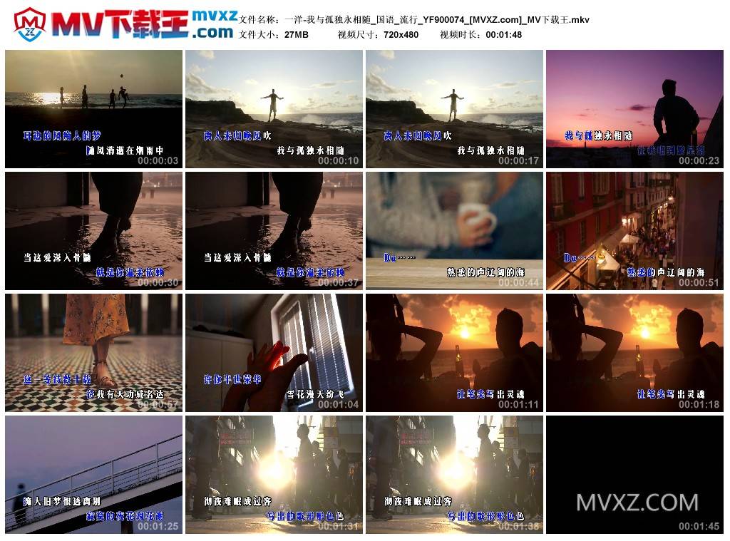 一洋-我与孤独永相随_国语_流行_YF900074